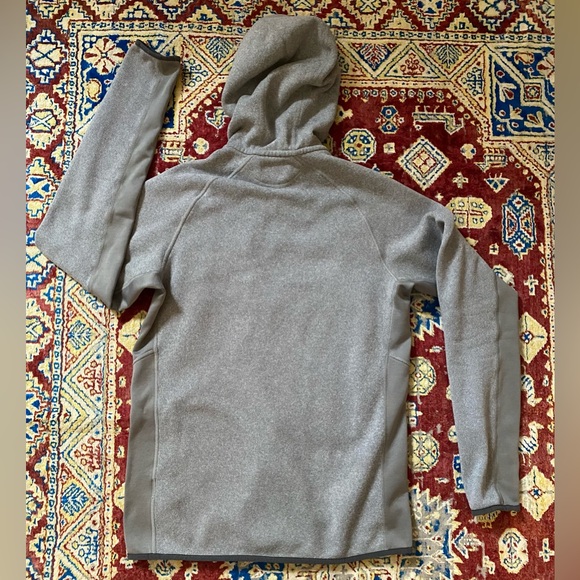 Patagonia Better Sweater Full Zip Fleece Gray Hooded Jacket Medium Read* - Picture 2 of 8